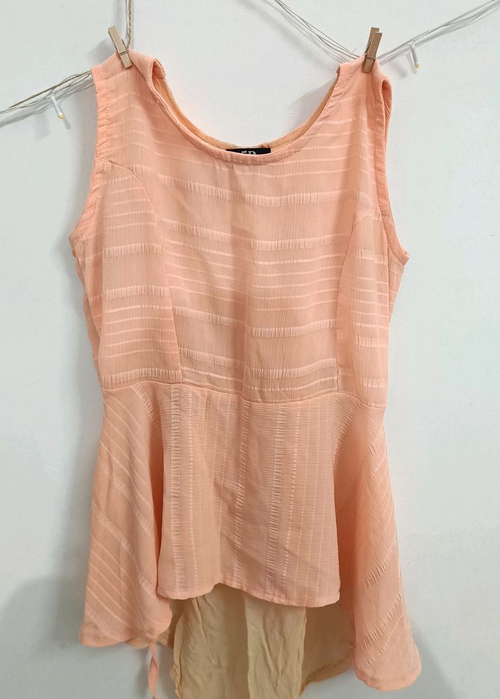 Peach Coloured Casual Wear Top