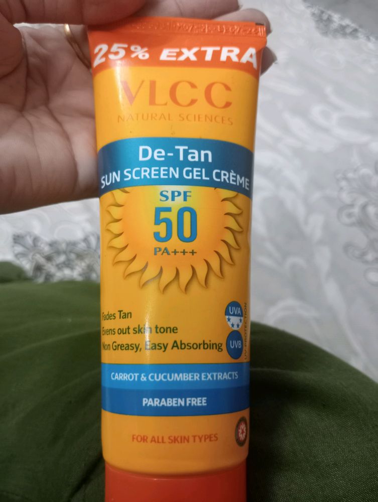 VLCC De-tan Sunscreen Gel Cream