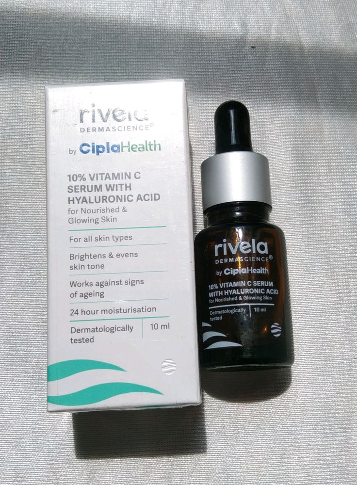 Rivela 10% Vitamin C Serum with Hyaluronic Acid