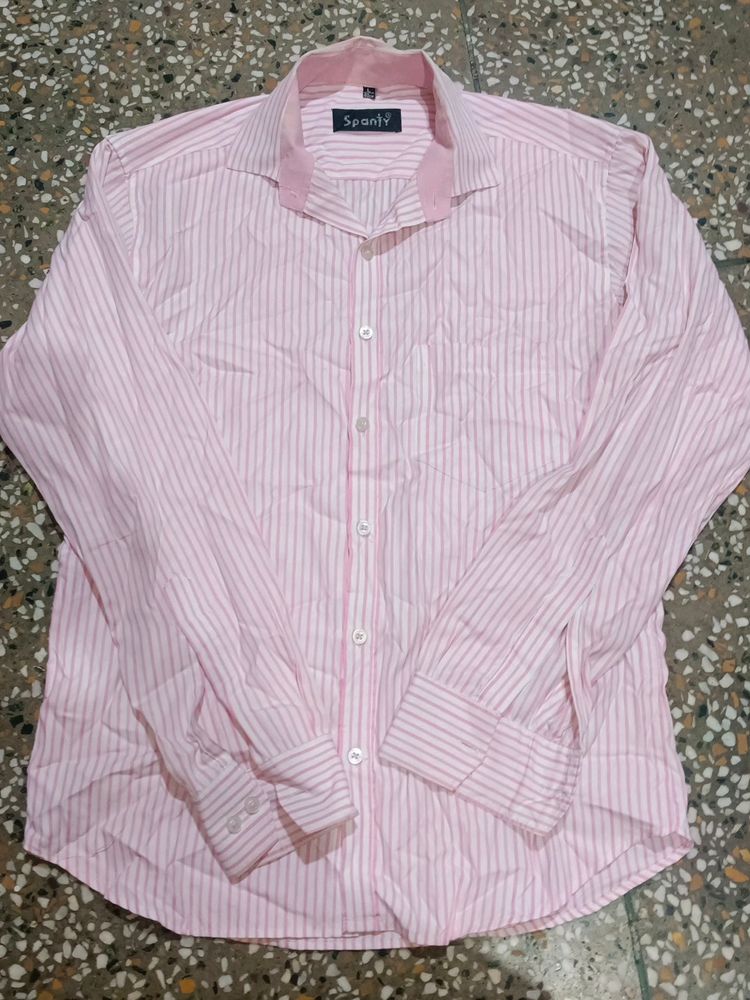 Pink Stripes Men's Shirt