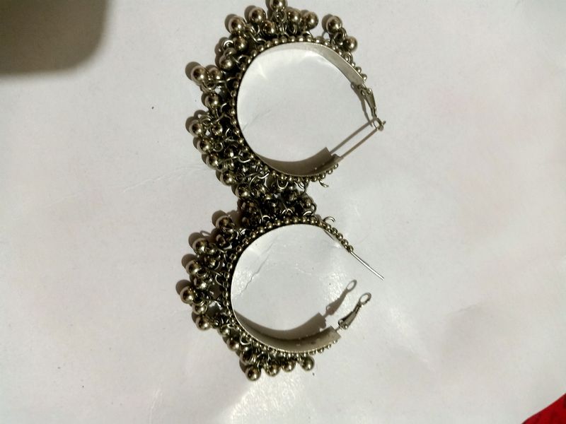 Earings Oxidised