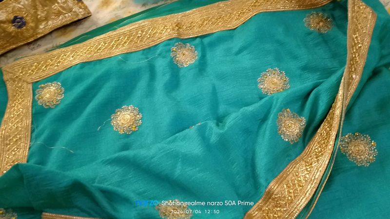 Sarees With Stitch Blouse