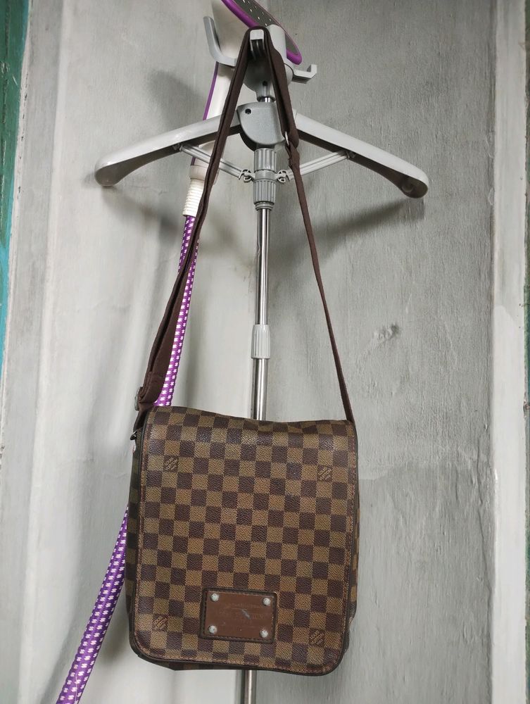 Louis Vuitton Damier Ebene Brooklyn Side Bag Unise