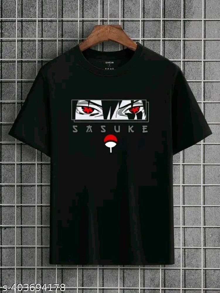 Sasuke Anime Printed Cotton Tshirt, Itachi Uchiha