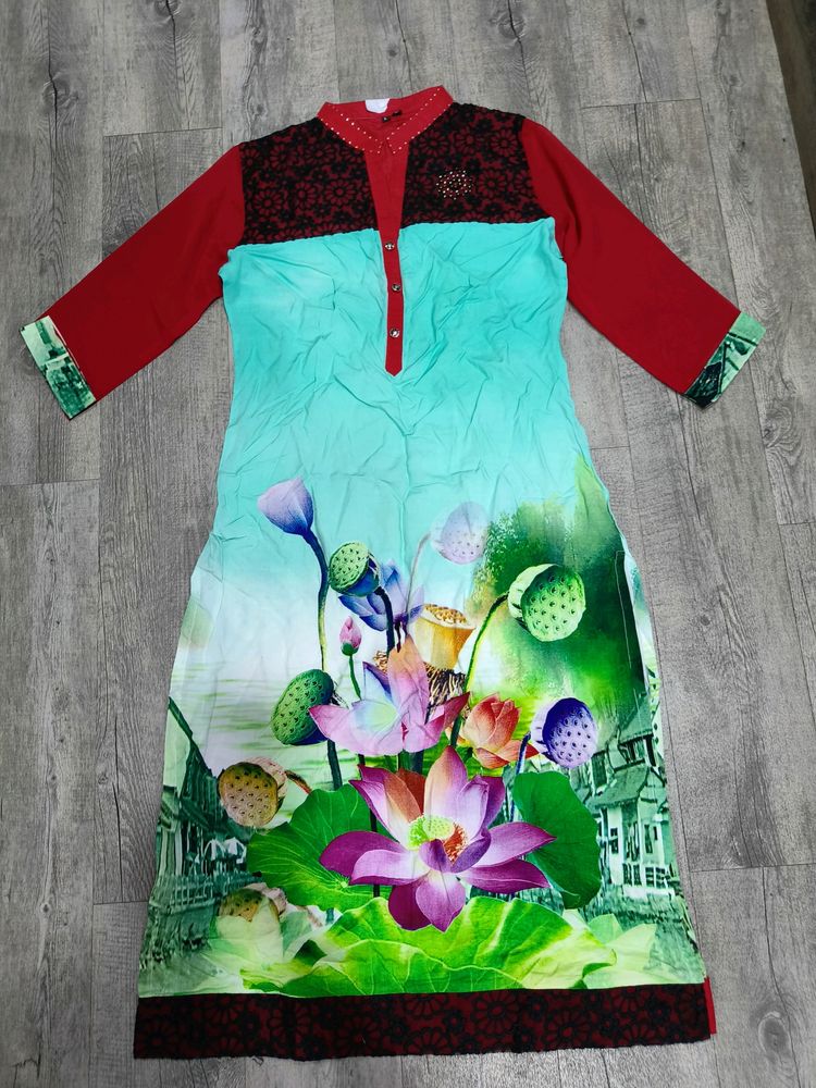 Floral Digital Print Kurti