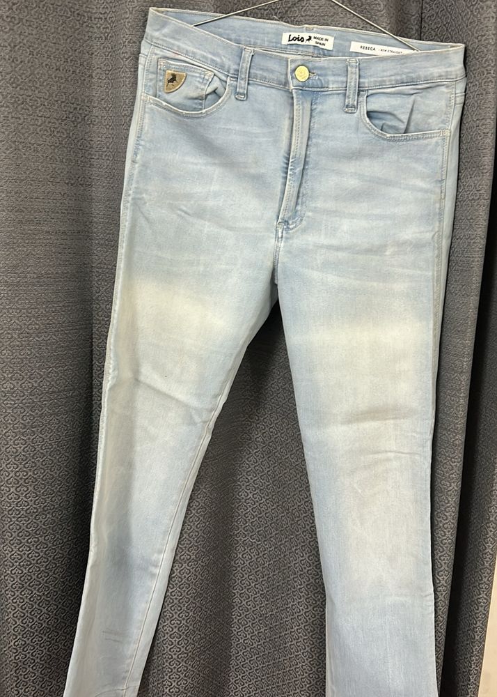 Light blue skinny jeans