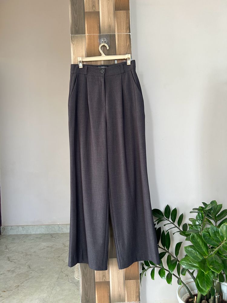 Grey Premium Highwaist Trousers