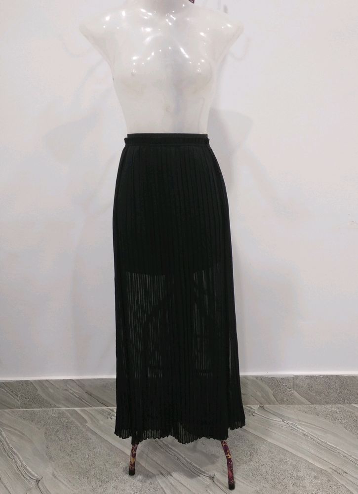 Zara Pleated Long Skirt