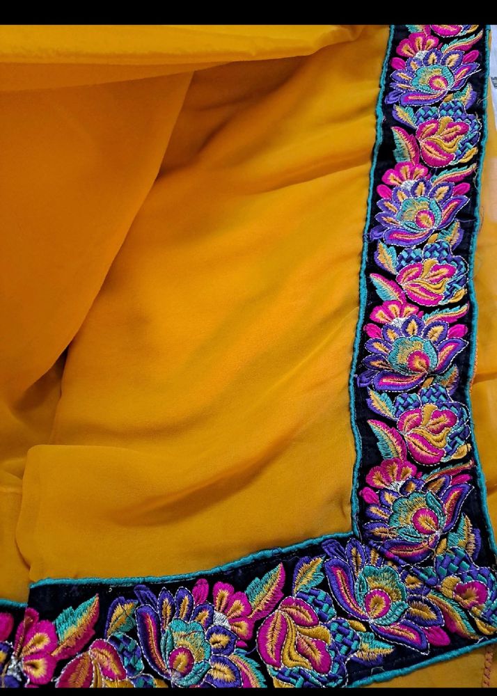 Yellow Saree