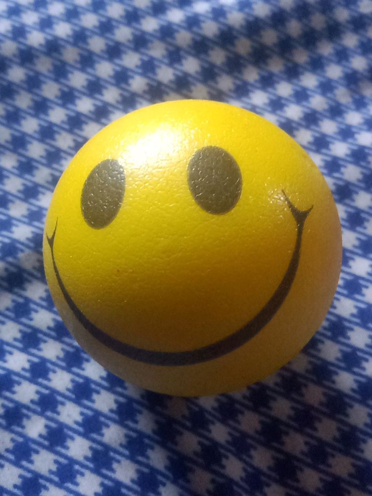 Smiley Face Ball Yellow Colour