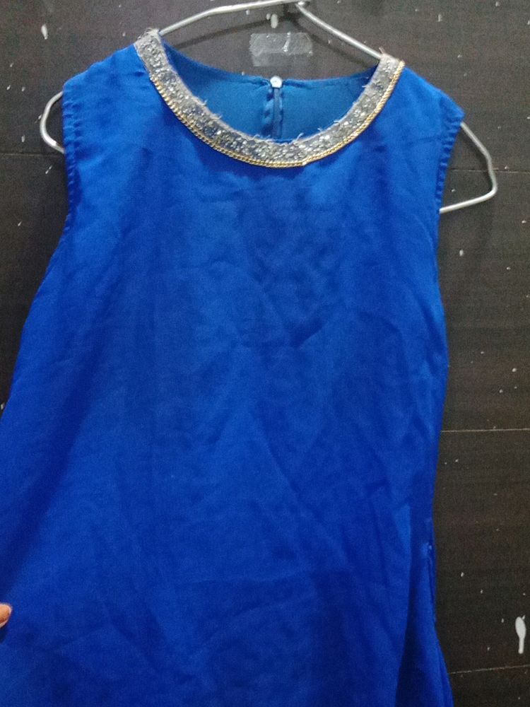 Beautiful Georgette Dress With Shrug