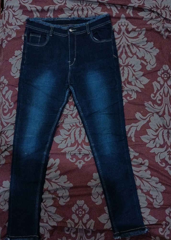 Blue Skinny Jeans For Female