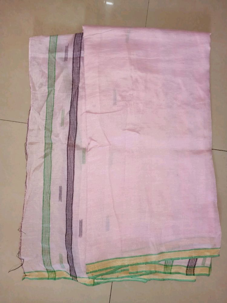 Light Pink Colour Saree For Womens