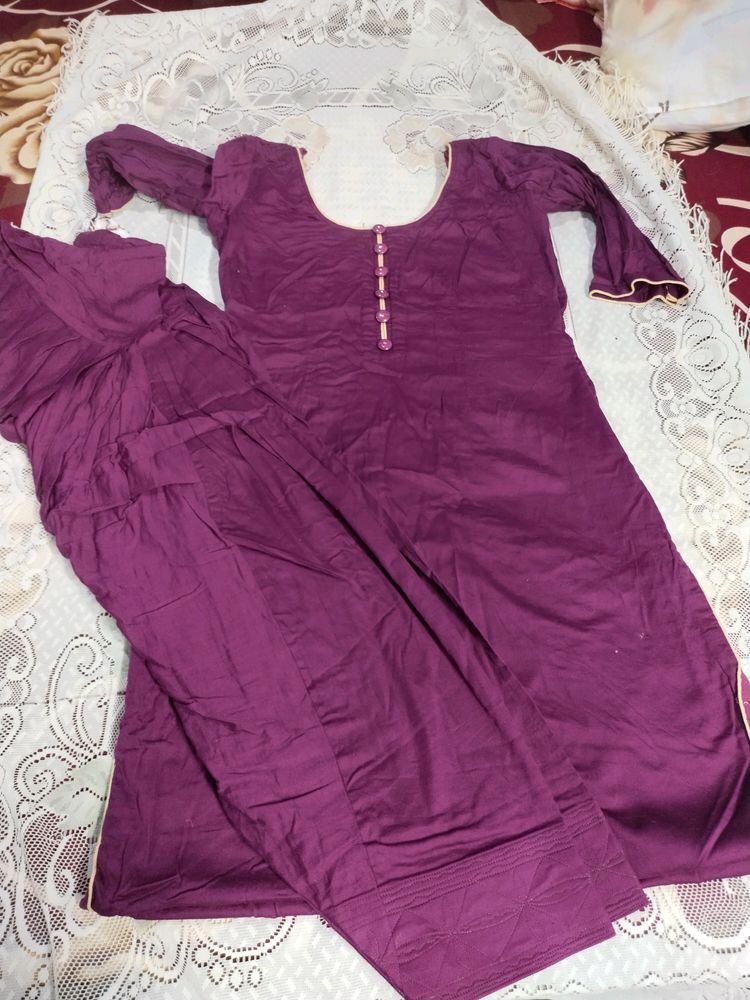 Beautiful Wine Color Salwar Suit