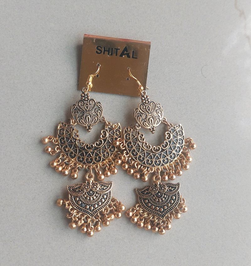 Gold Drop Earrings