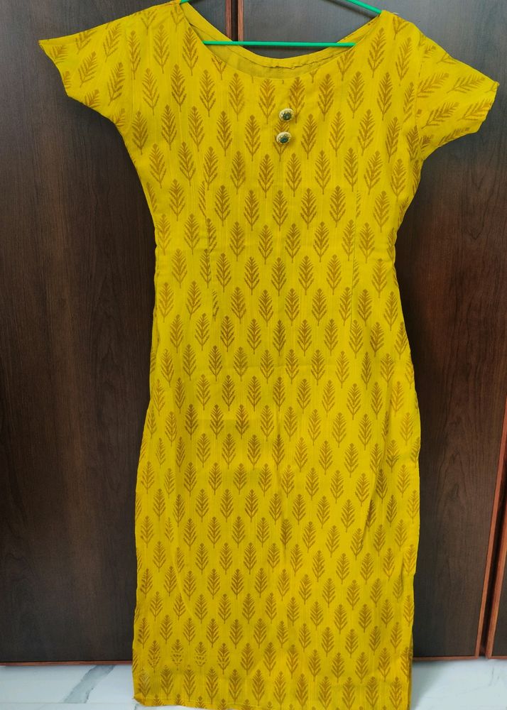 Yellow Kurta