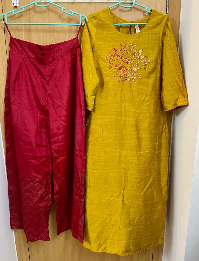 Anouk Festive Women Kurta Palazo  Set