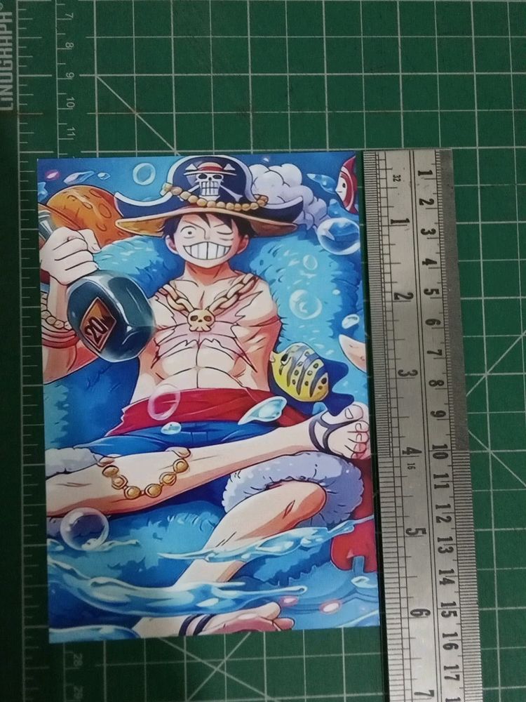 Set Of 18 Anime Postcards Inspired From Onepiec