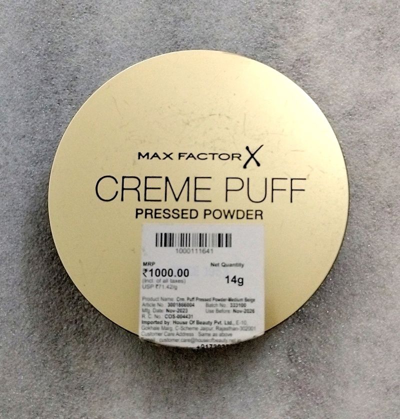 Max Factor Cream Puff Press Powder