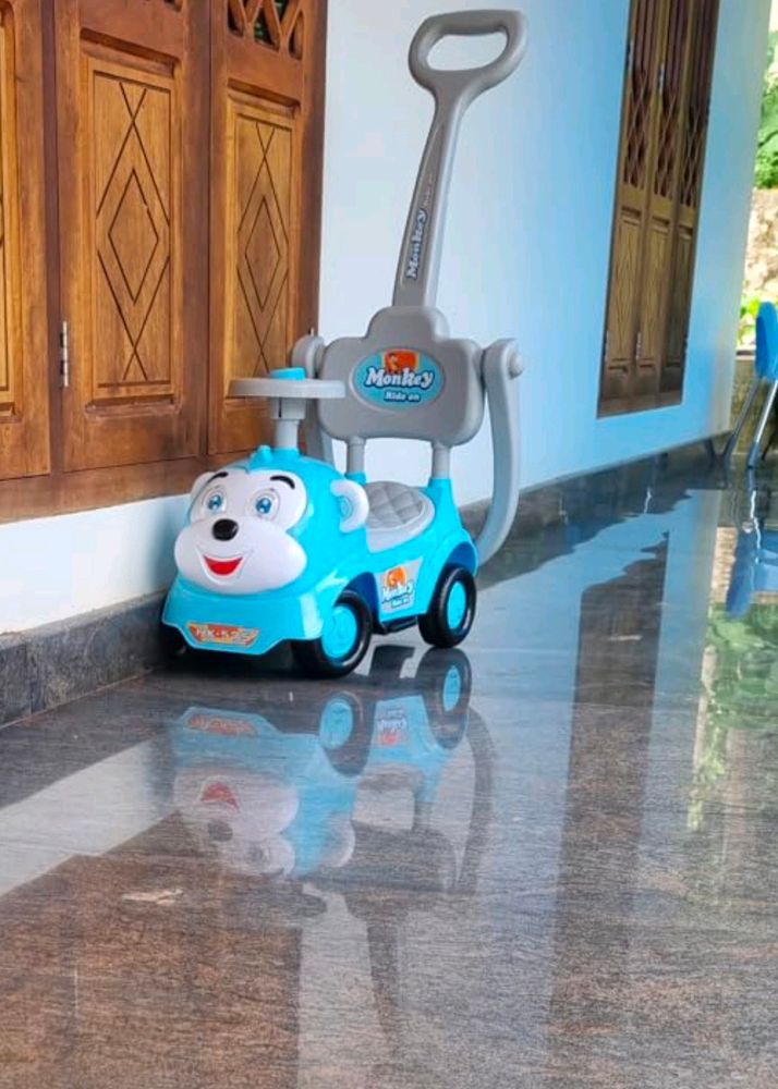 Baby Car With Handle And Music System