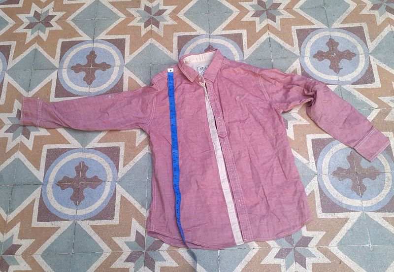 Pink Rich Fabric Shirt