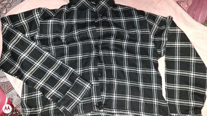 New Check Shirt Top For Women