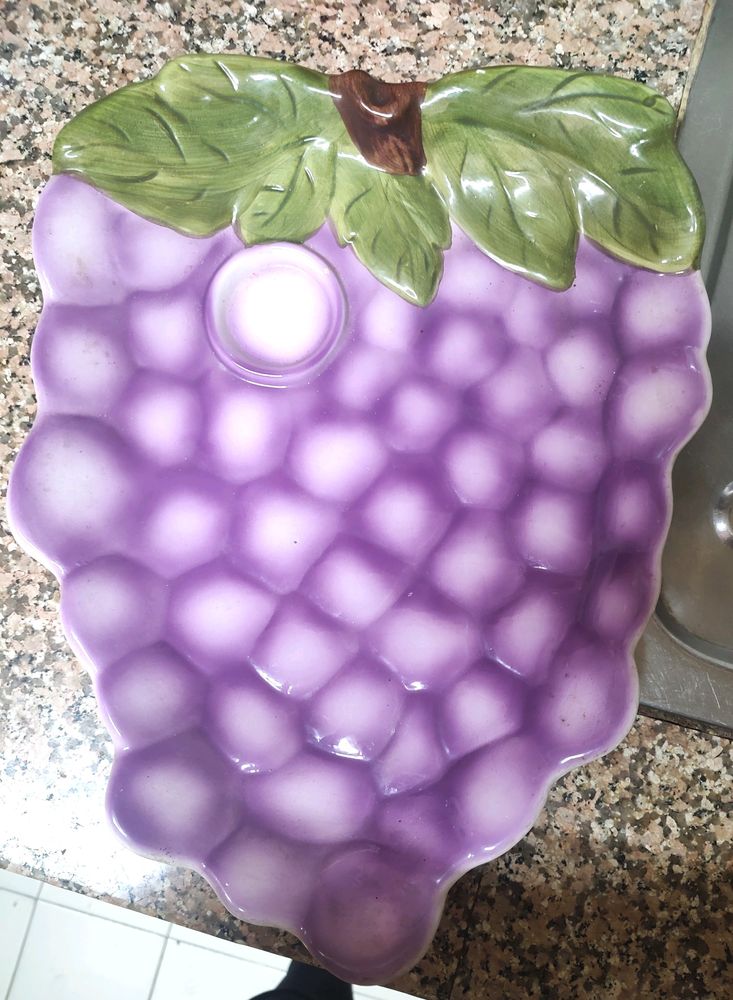 Purple Grape Serving Platter