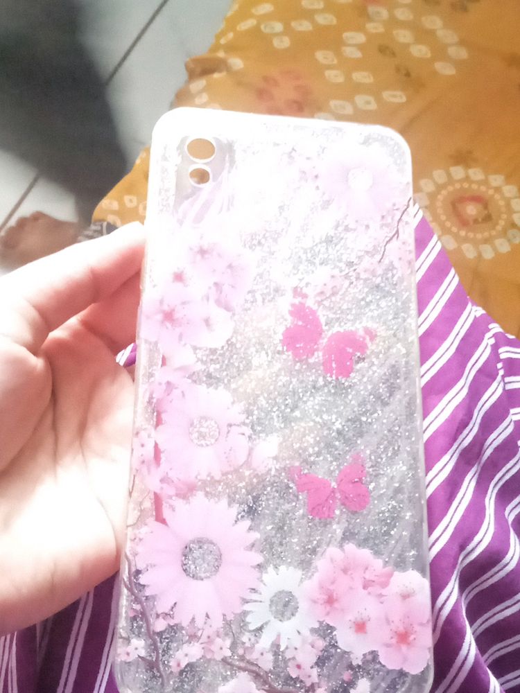 Redmi 9A Glittery Phone Cover