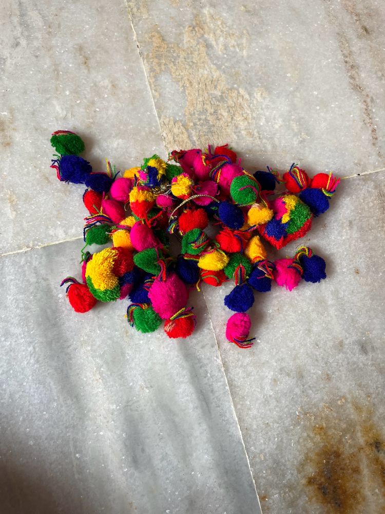 Colorful Pom Poms