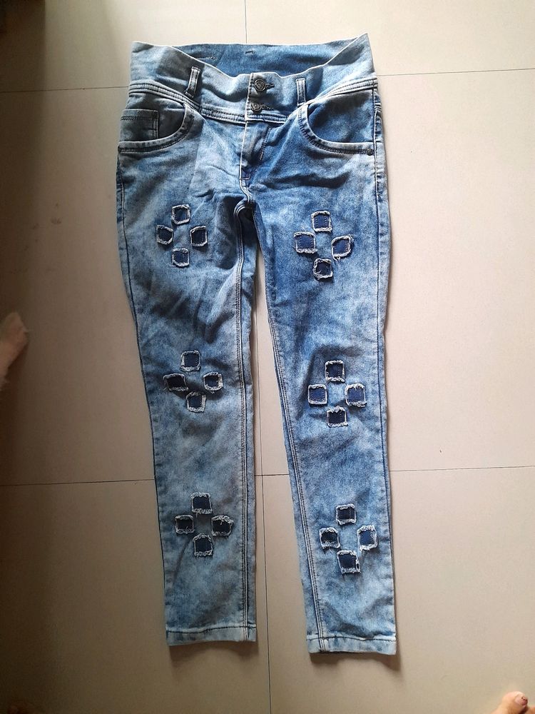 Stylish Denim Jeans Slim Skinny