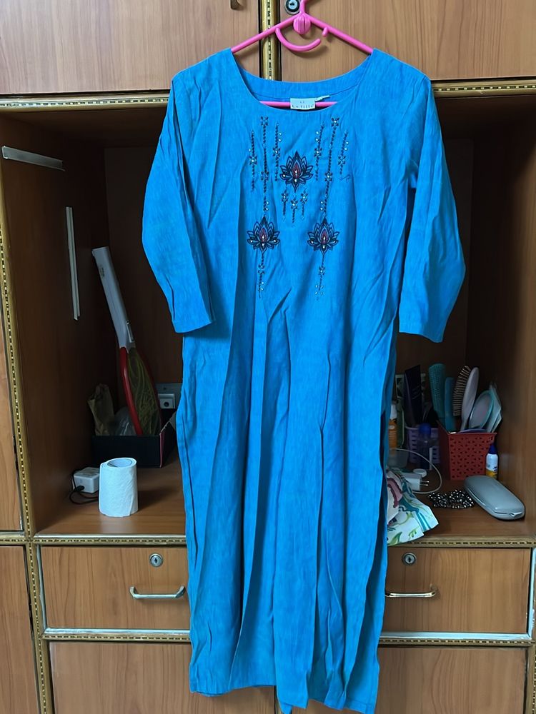 Blue Kurta