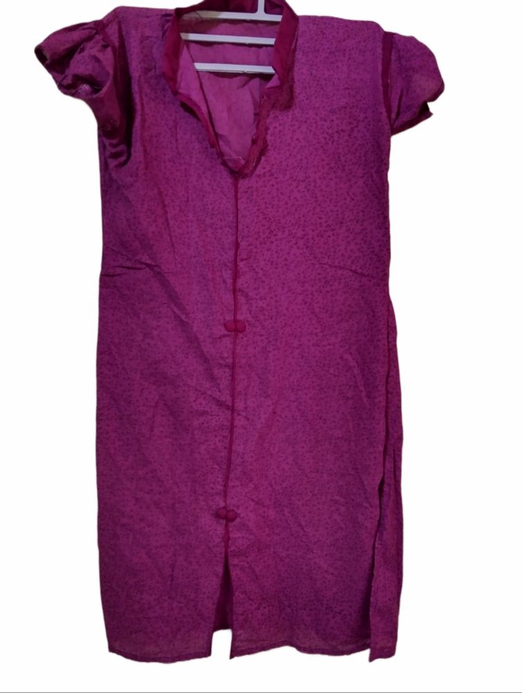 Pink Purple Kurta