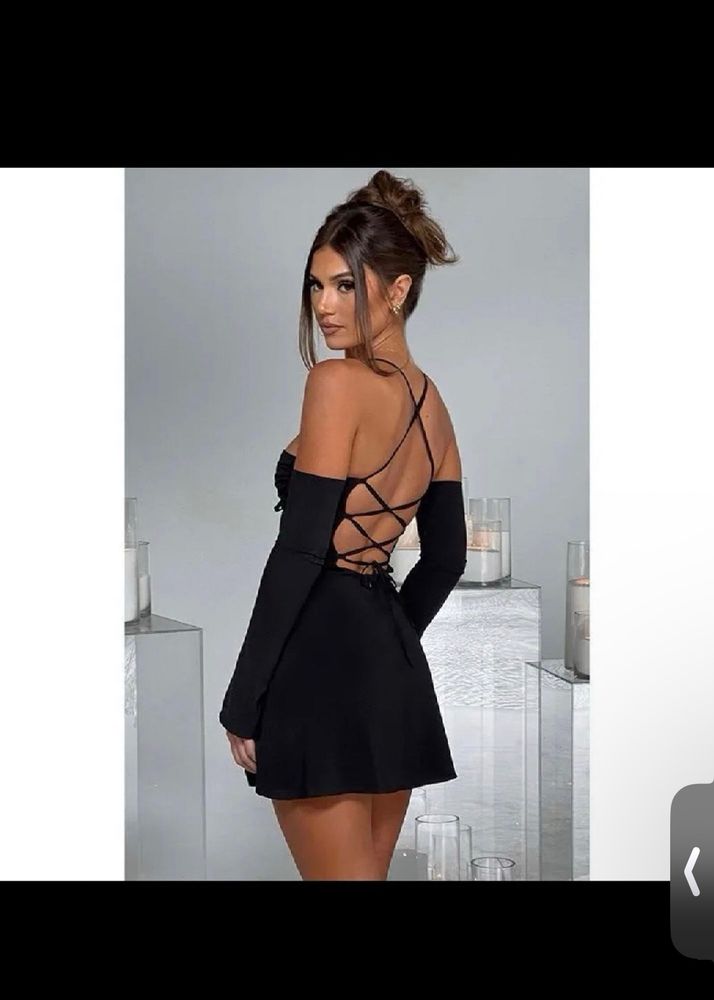 Halter Neckline Mini Dress