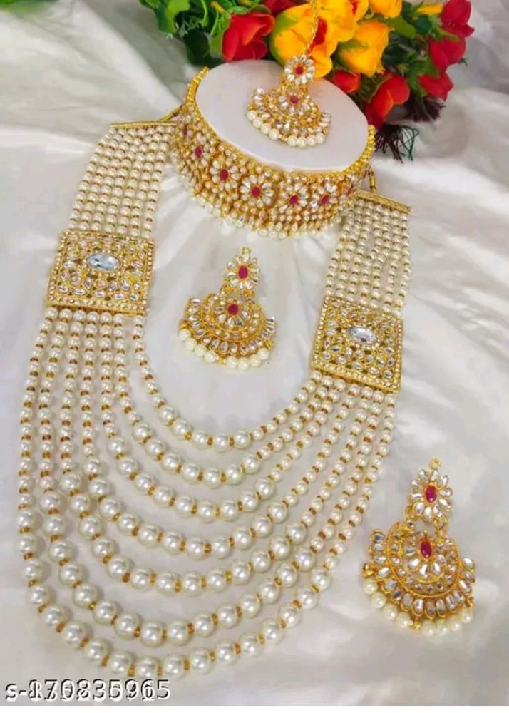 Heavy Bridal Necklace Set