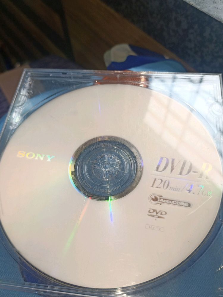 Never Used Sony DVD-R 120 min./4.7 GB.