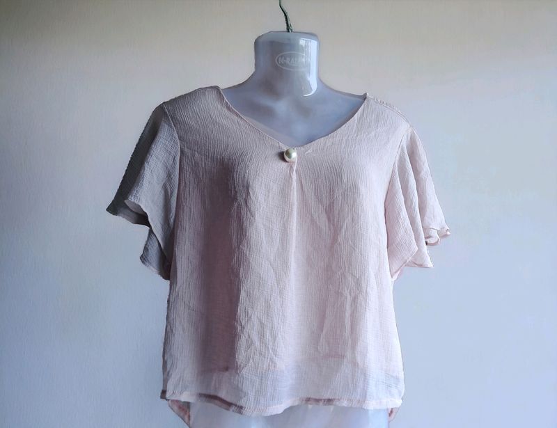 Aiboer Imported Stylish Pink Top