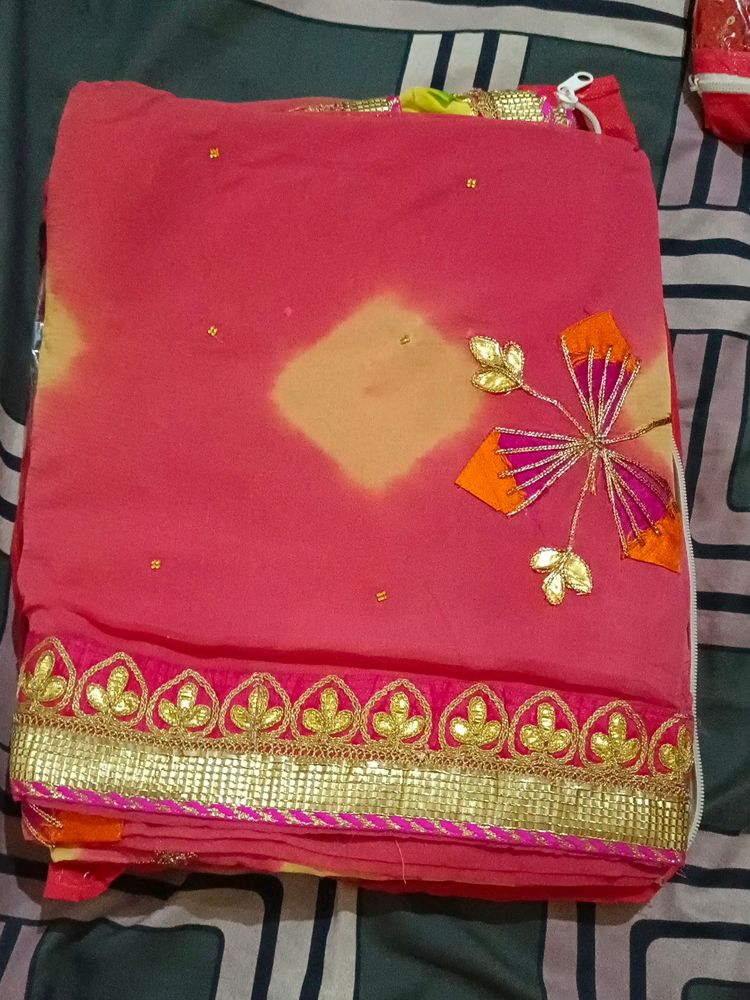 Pink Colour Saree