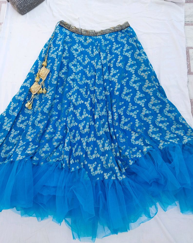 Designer Ruffle Lehenga