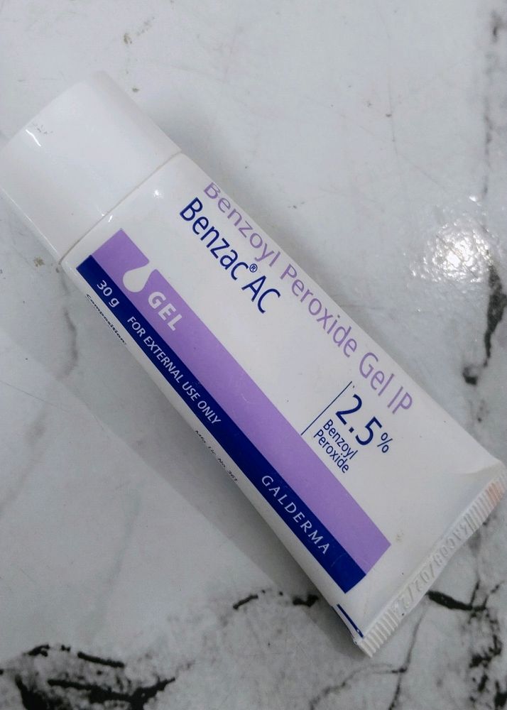 Benzoyl Peroxide Gel IP .2.5% ☀️