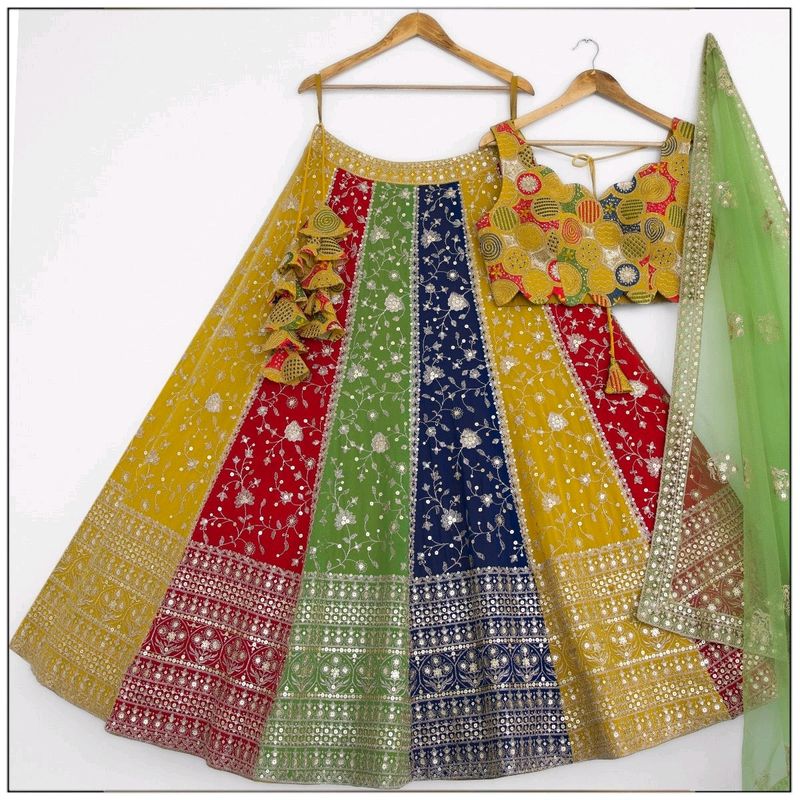 Multi Coloured Lehenga