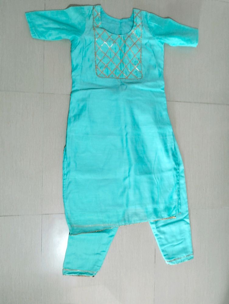 New Sea Green Kurta Set