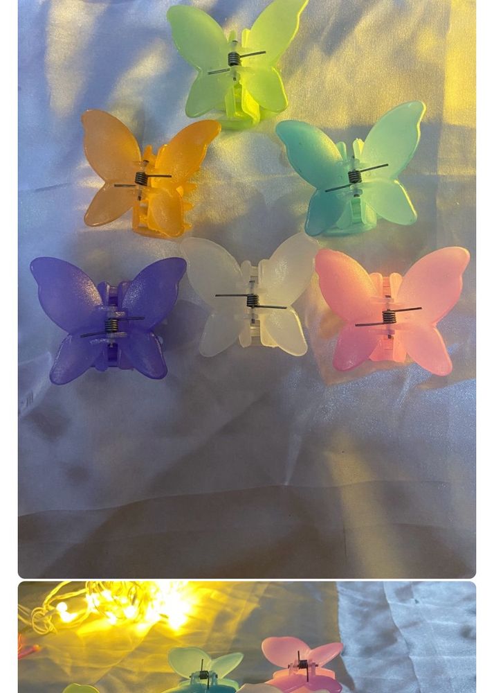 Butterfly Clips Set Of 5