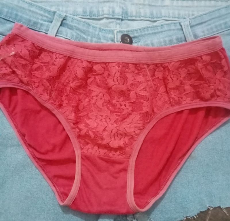 Pink  Brief 2 Pice