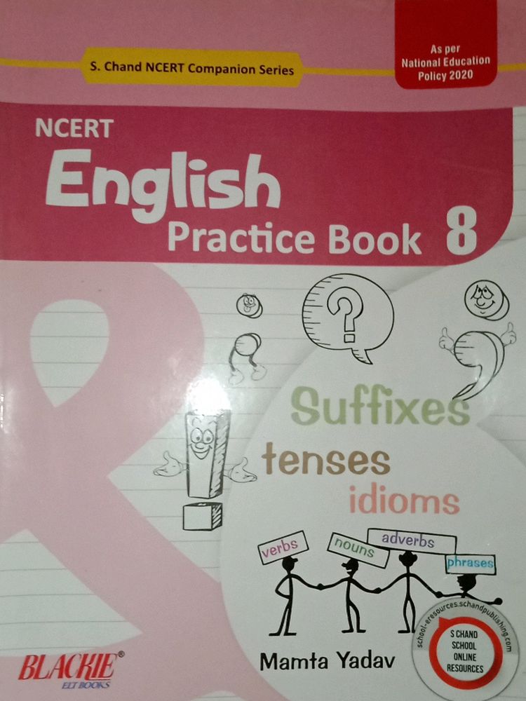 S. Chand Ncert English Practice Book Class 8th