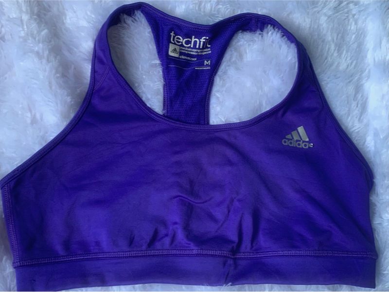 Blue Adidas Sport Bra