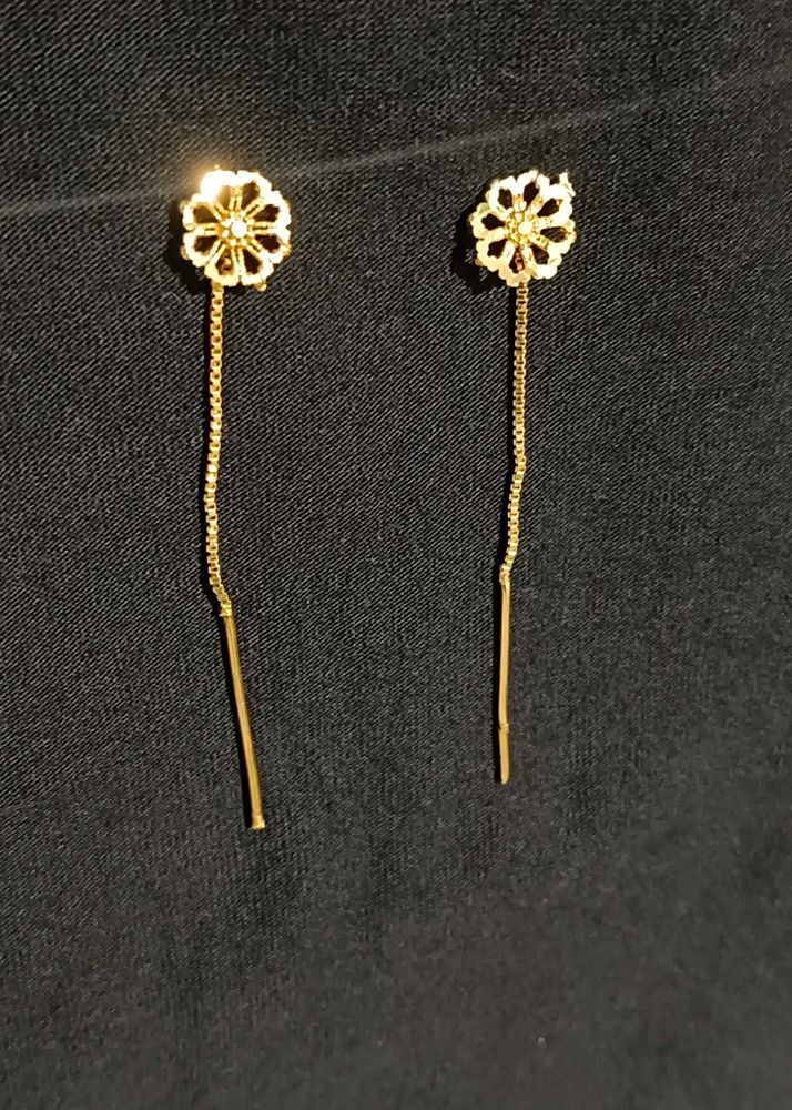 Needle And Thread Model Earrings