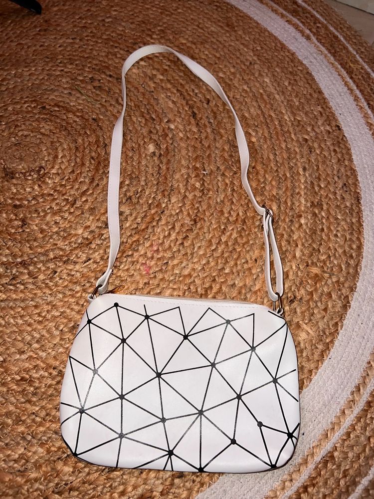 White Women  Sling Bag