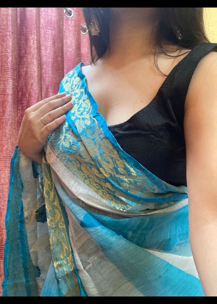 Blue Saree