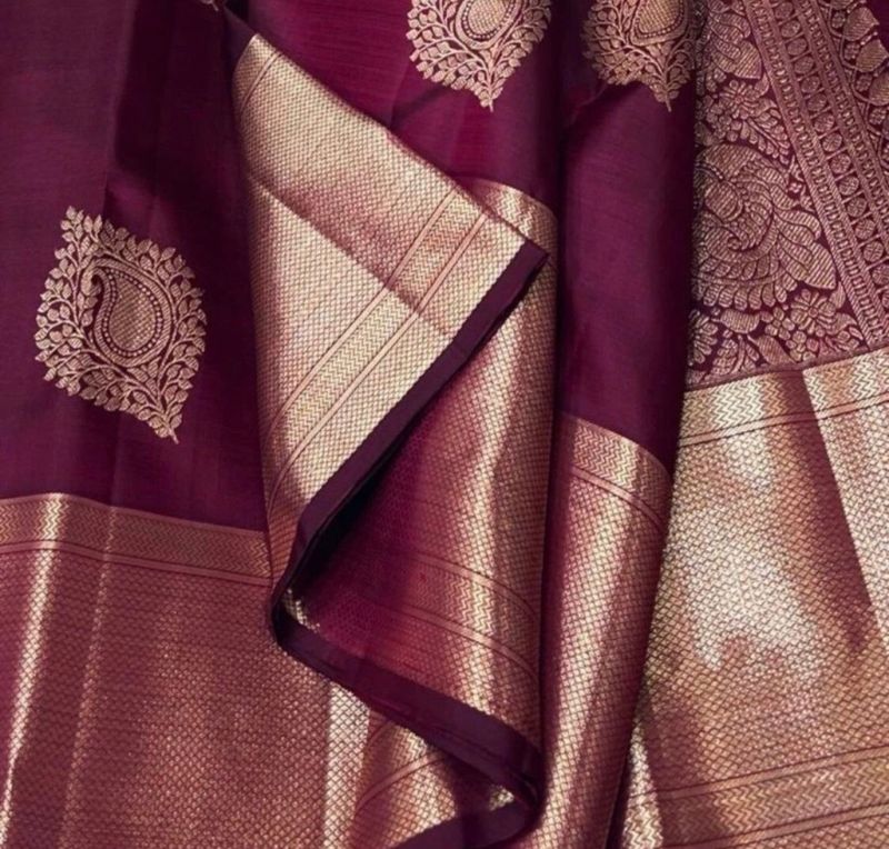 Woven Kanjeeveram Saree💙🩵