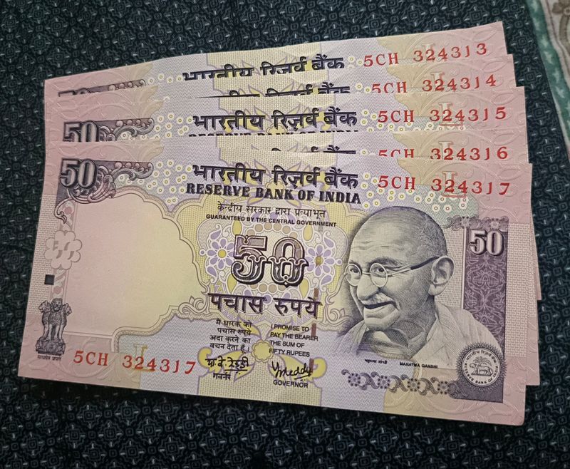 50 Ruppee Old Note 20 Piece